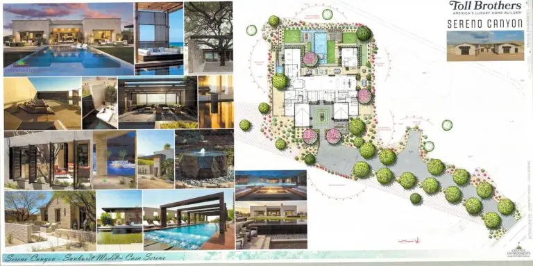The Sunburst Original Plans at Sereno Canyon by Toll Brothers
