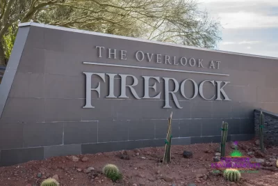 The Overlook at Firerock Entryway sign